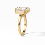 Radiant Three Stones Lab Grown Diamond Engagement Ring