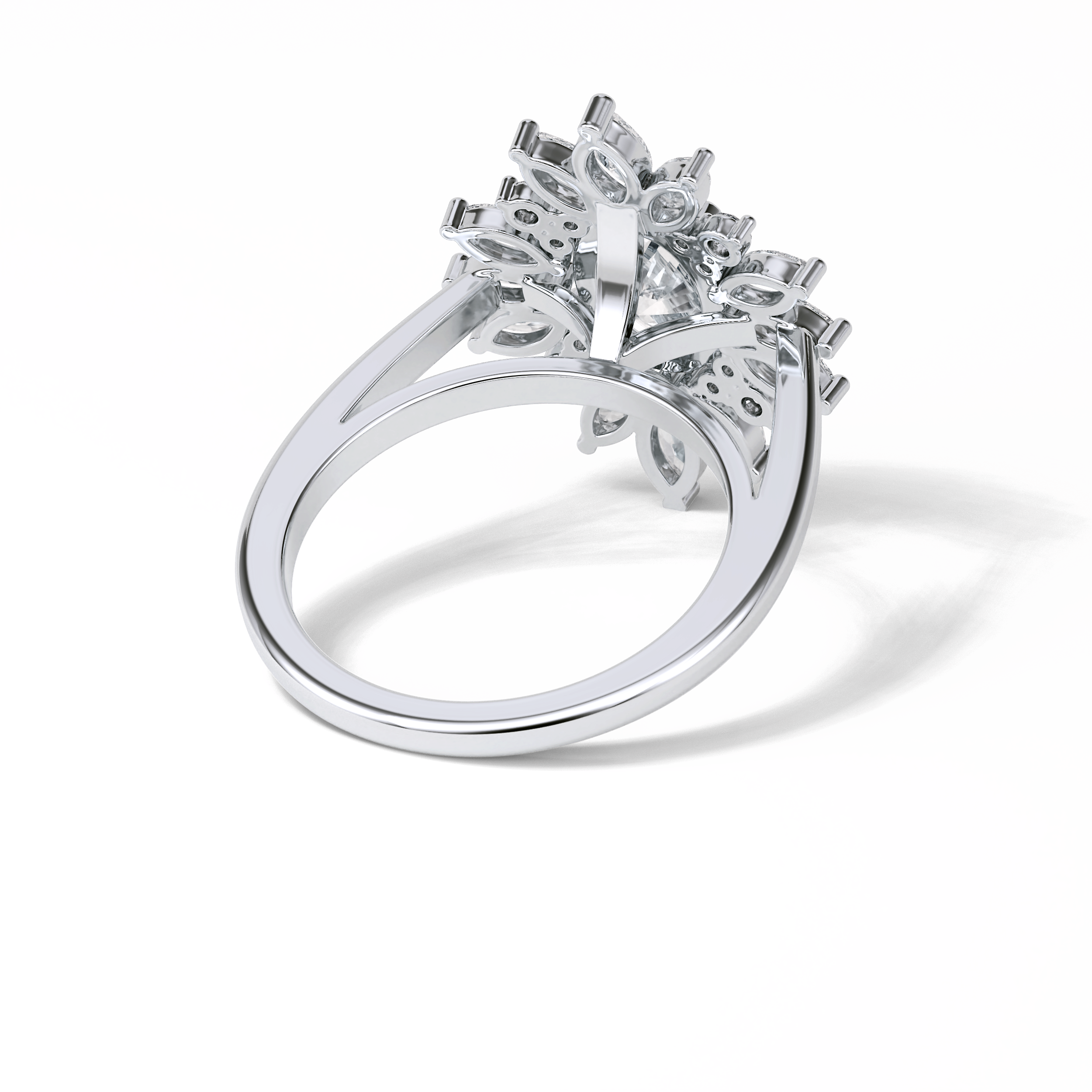 Oval Halo Lab Grown Diamond Engagement Ring