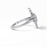 Oval Halo Lab Grown Diamond Engagement Ring