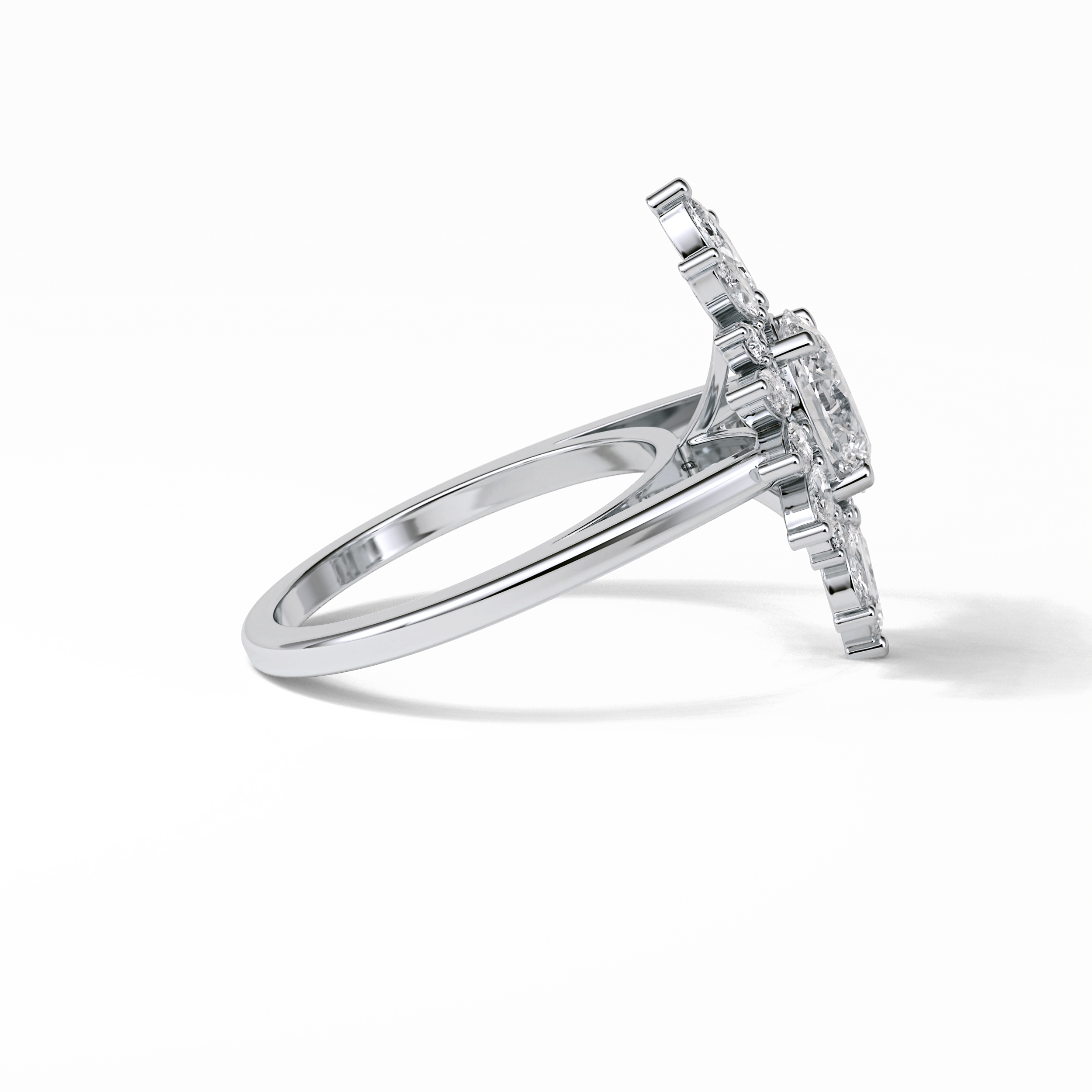 Oval Halo Lab Grown Diamond Engagement Ring