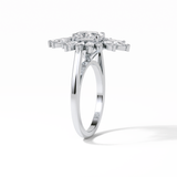 Oval Halo Lab Grown Diamond Engagement Ring