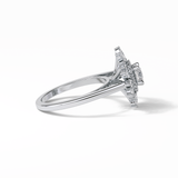Round Halo Lab Grown Diamond Engagement Ring