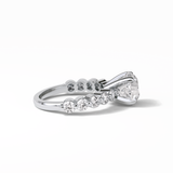 Round Dainty Lab Grown Diamond Engagement Ring