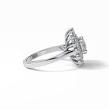Round Halo Lab Grown Diamond Engagement Ring