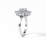 Round Halo Lab Grown Diamond Engagement Ring