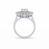 Round Halo Lab Grown Diamond Engagement Ring