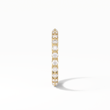 1.2 TCW Round Shaped Moissanite With Full Eternity Wedding Band 20