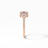 Oval Cluster Lab Grown Diamond Engagement Ring
