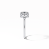 Oval Cluster Lab Grown Diamond Engagement Ring
