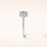 1.33 CT Oval Shaped Cluster Moissanite Engagement Ring