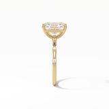 Radiant Dainty Lab Grown Diamond Engagement Ring