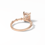 Radiant Dainty Lab Grown Diamond Engagement Ring