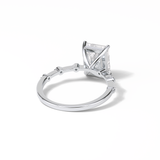 Radiant Dainty Lab Grown Diamond Engagement Ring