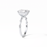 Radiant Dainty Lab Grown Diamond Engagement Ring