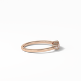 0.3 TCW Round Cut Five Stones Wedding Band 21