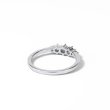 0.3 TCW Round Cut Five Stones Wedding Band 2