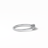 0.3 TCW Round Cut Five Stones Wedding Band 3