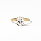 Oval Solitaire Lab Grown Diamond Engagement Ring