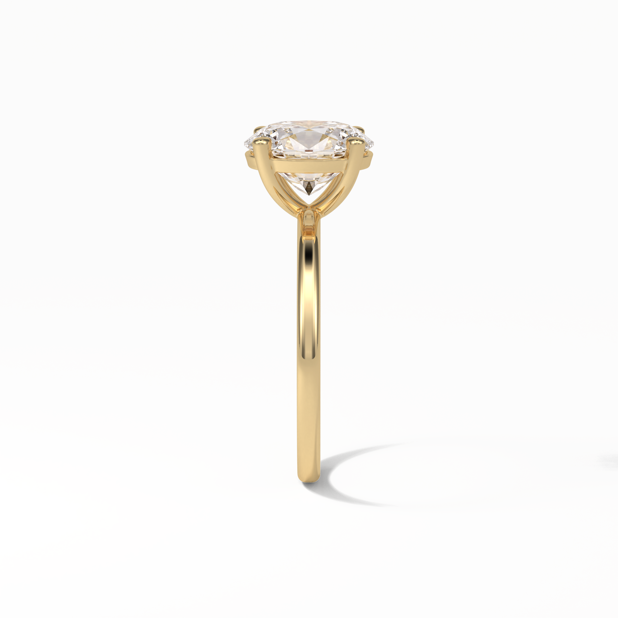 Oval Solitaire Lab Grown Diamond Engagement Ring
