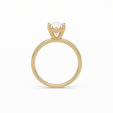 Oval Solitaire Lab Grown Diamond Engagement Ring