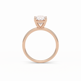 Oval Solitaire Lab Grown Diamond Engagement Ring