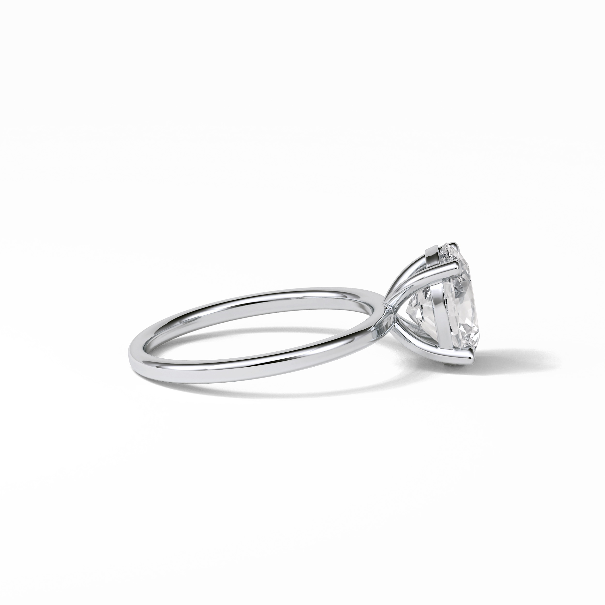 Oval Solitaire Lab Grown Diamond Engagement Ring