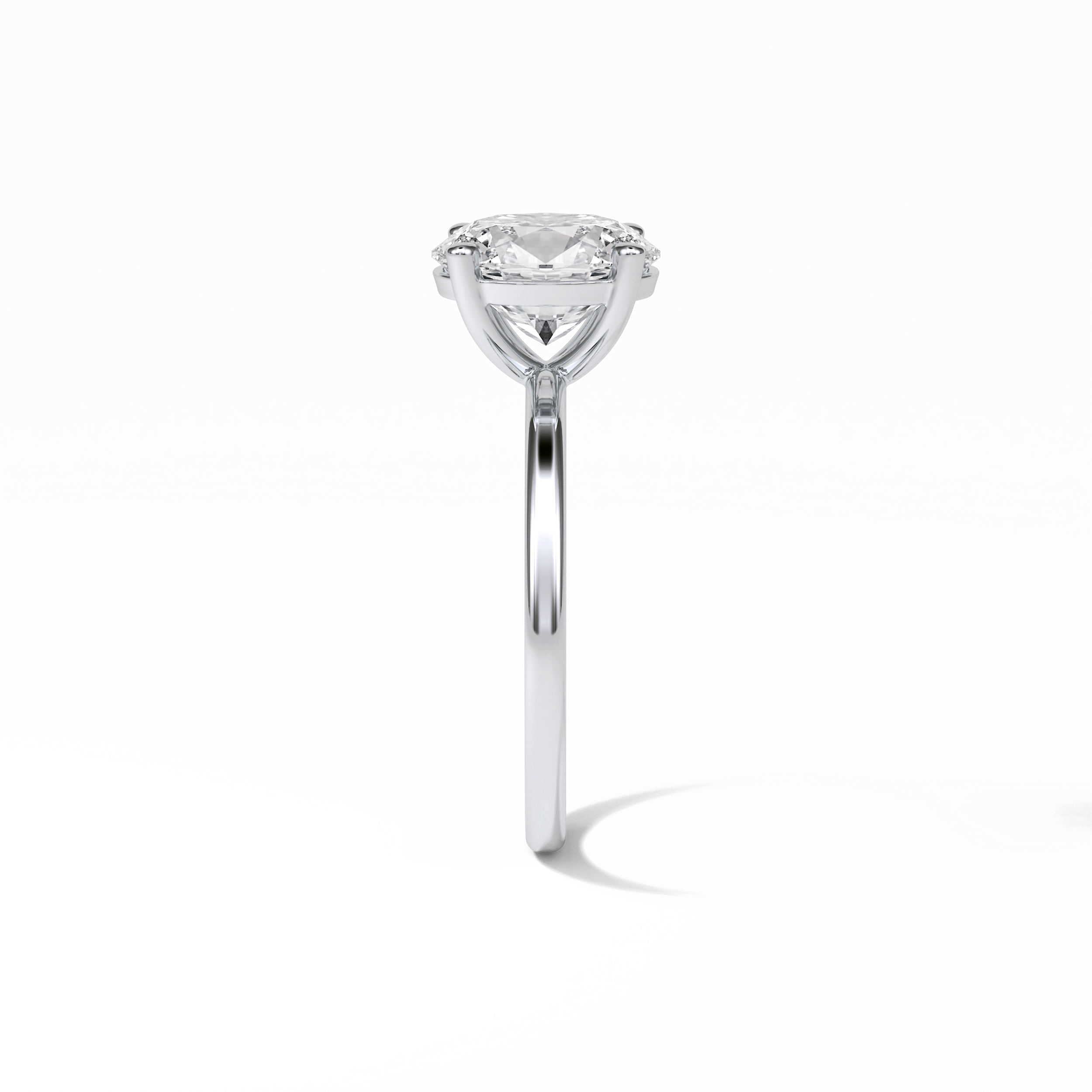 Oval Solitaire Lab Grown Diamond Engagement Ring