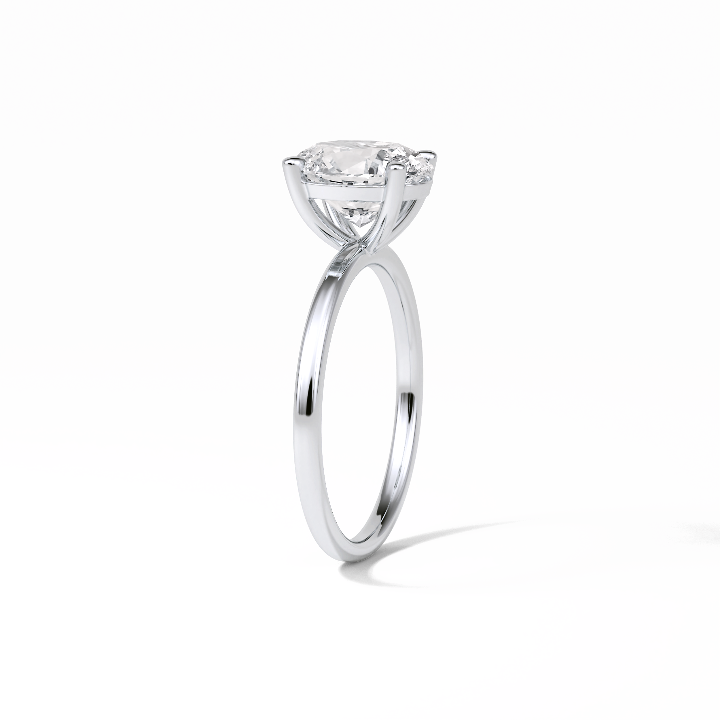 Oval Solitaire Lab Grown Diamond Engagement Ring