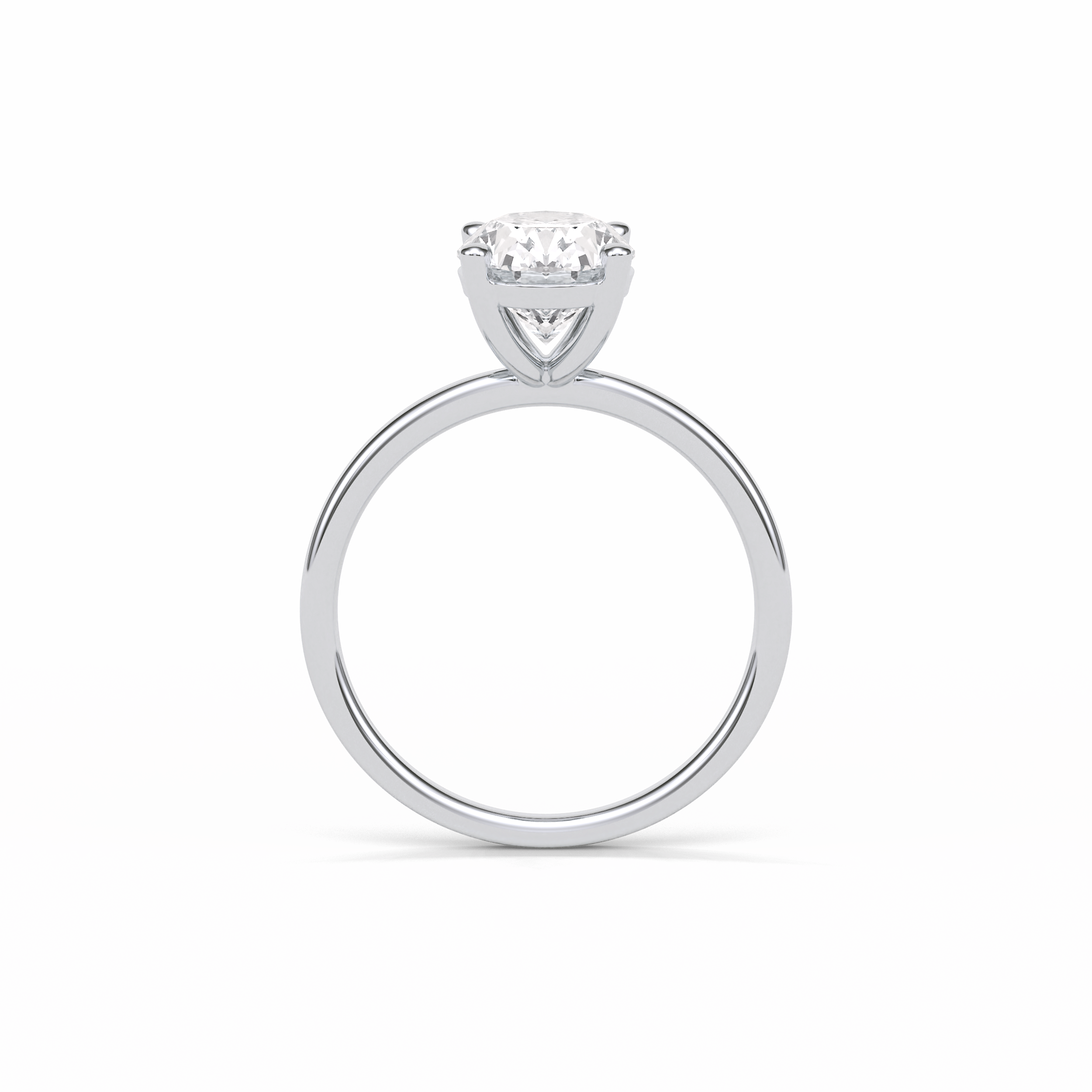 Oval Solitaire Lab Grown Diamond Engagement Ring