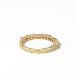 0.64 TCW Baguette and Round Shaped Wedding Band 9