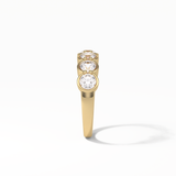 1.36 TCW Round Shaped Wedding Band 21