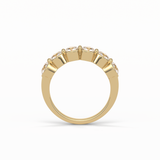 1.36 TCW Round Shaped Wedding Band 12