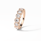 1.36 TCW Round Shaped Wedding Band 16