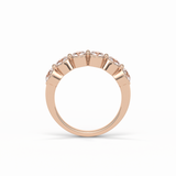 1.36 TCW Round Shaped Wedding Band 17