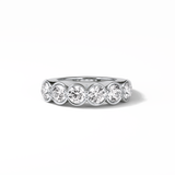 1.36 TCW Round Shaped Wedding Band 1