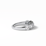 1.36 TCW Round Shaped Wedding Band 7