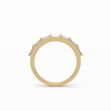0.56 TCW Baguette Shaped Wedding Band 9