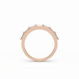0.56 TCW Baguette Shaped Wedding Band 17