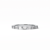 0.56 TCW Baguette Shaped Wedding Band 1