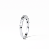 0.56 TCW Baguette Shaped Wedding Band 3