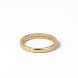 0.3 TCW Round Shaped Wedding Band 10