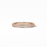 0.3 TCW Round Shaped Wedding Band 15