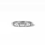 0.52 TCW Baguette Shaped Wedding Band 1