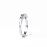 0.52 TCW Baguette Shaped Wedding Band 2