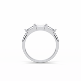 0.52 TCW Baguette Shaped Wedding Band 4