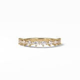 0.52 TCW Round Shaped Wedding Band 8