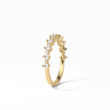 0.52 TCW Round Shaped Wedding Band 12