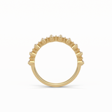 0.52 TCW Round Shaped Wedding Band 9