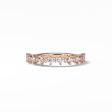 0.52 TCW Round Shaped Wedding Band 15