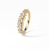 0.64 TCW Round Shaped Wedding Band 12